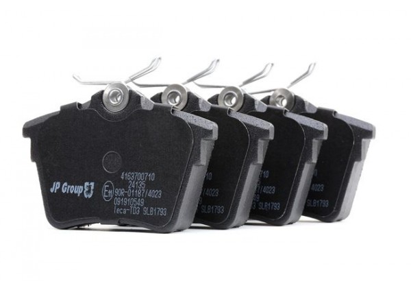 колодки гальмові задні, дискові Peugeot, Citroen, TRW, 1608520480, 425414, 425415, 425429
